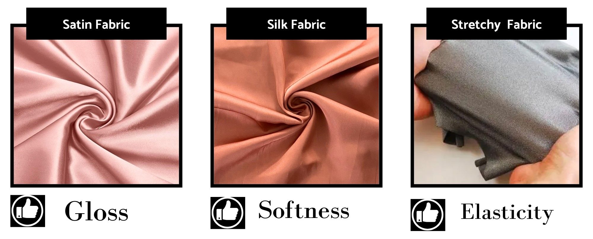 Nauti loputtomasta ylellisyydestä silkki hiuslenkillä, huolellisesti valmistettuna tehtaallamme.