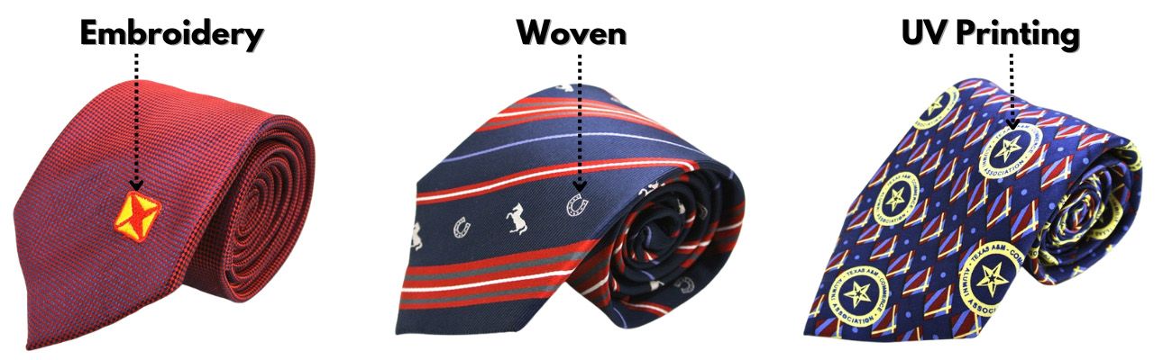 custom neckties with logo.