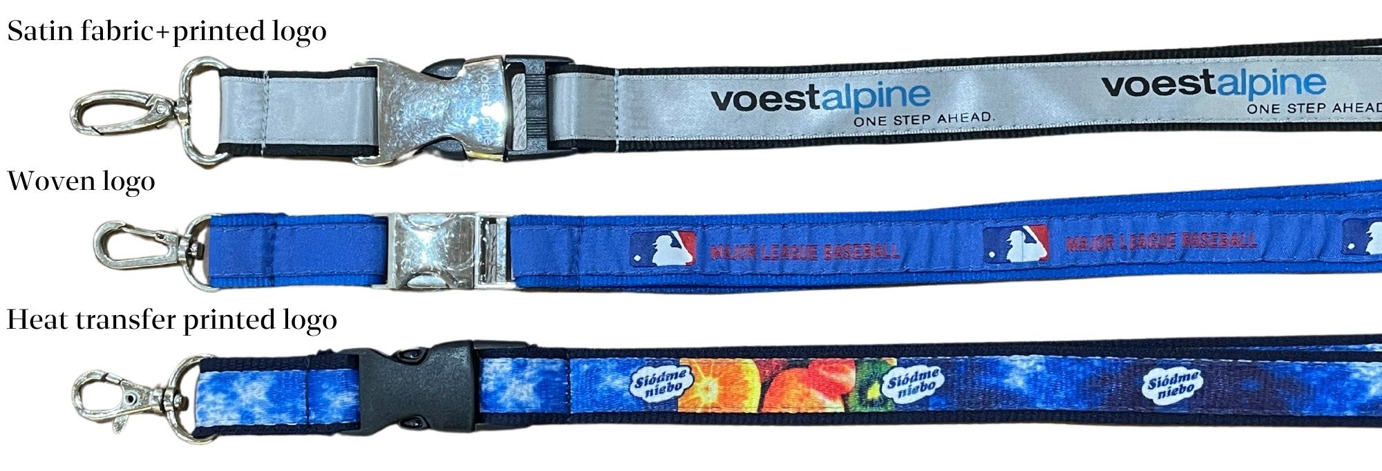 Dobbeltlags lanyards tilbyder ekstra holdbarhed og et premium udseende til begivenheder eller branding.