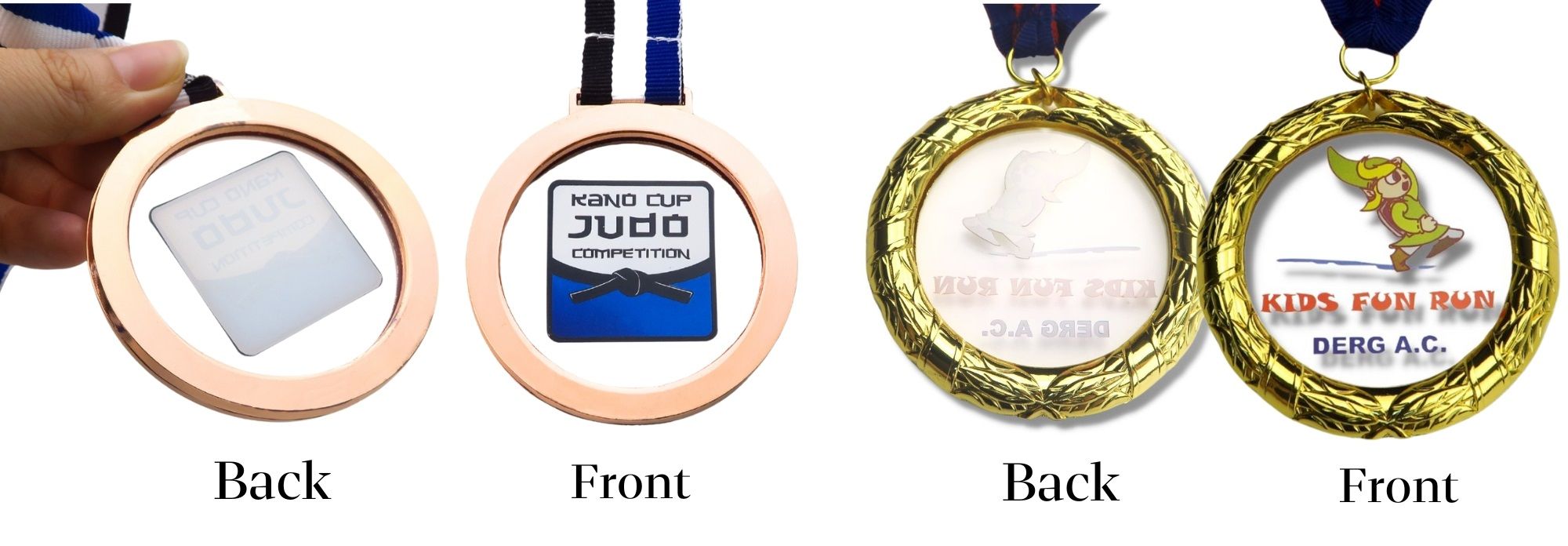 Custom acrylic medals can be designed to match the theme of your event or competition.