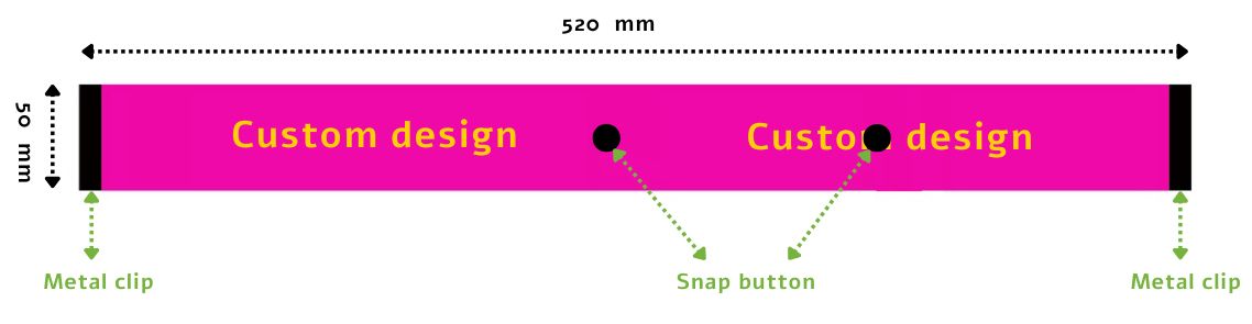 Custom bike warning tags for enhanced safety.