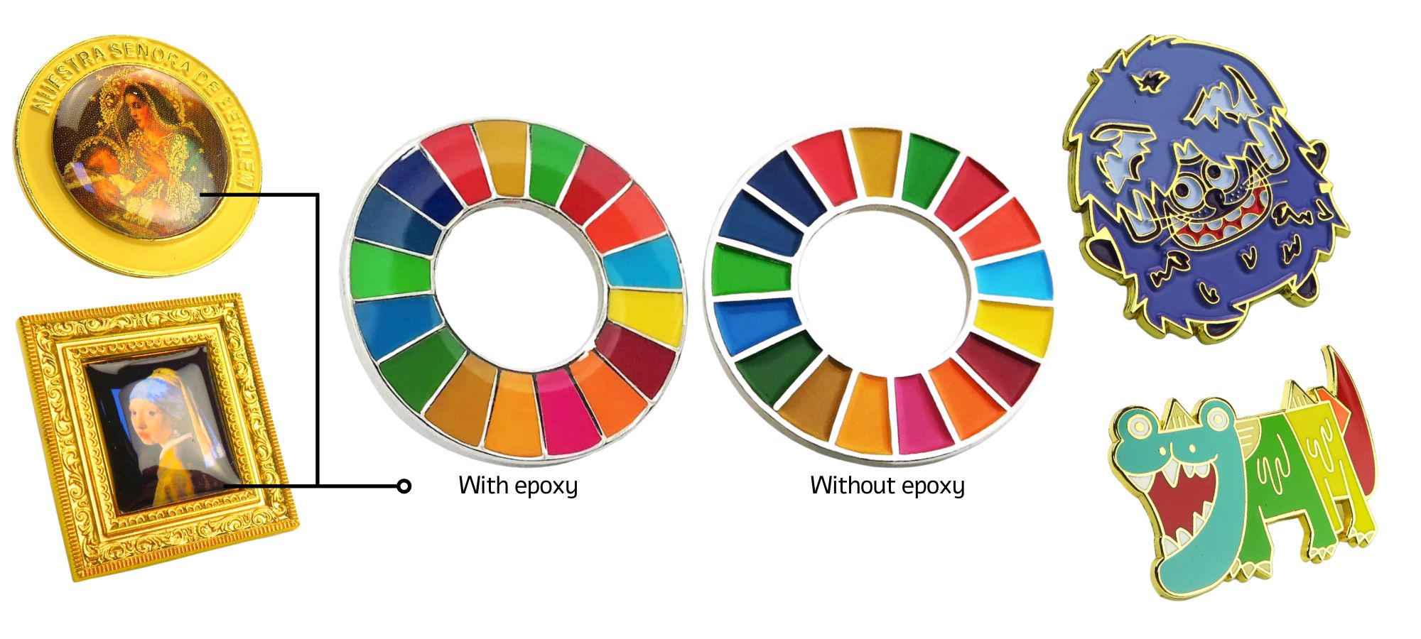 Rotary-klubin pinssit ovat loistava tapa näyttää jäsenyytesi.