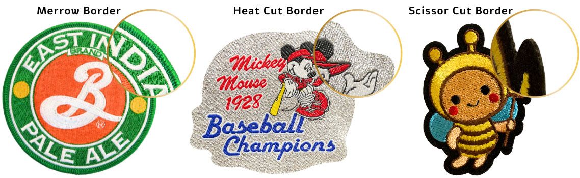 Custom patches border options.