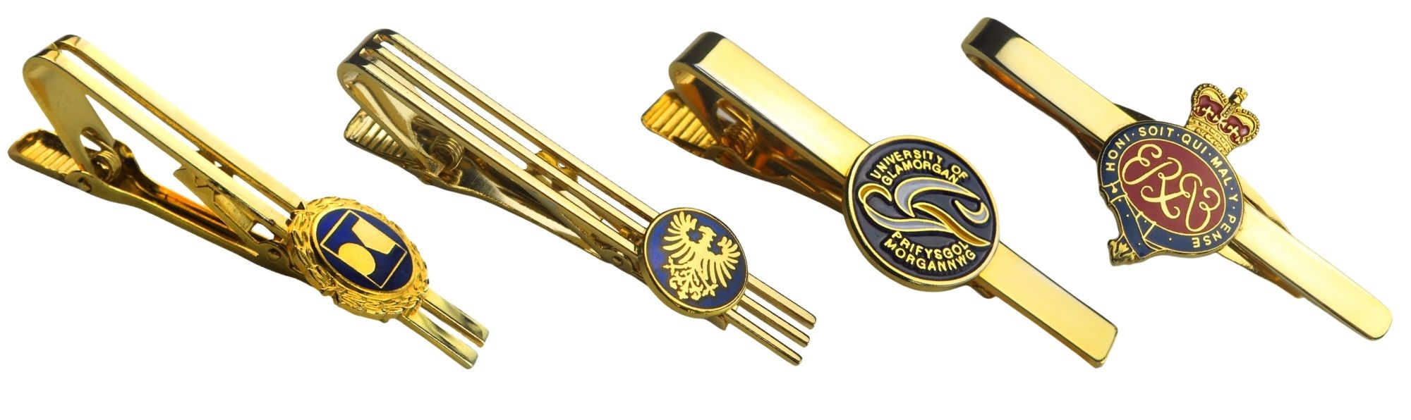 Keep your tie in place while showing off your personal style.