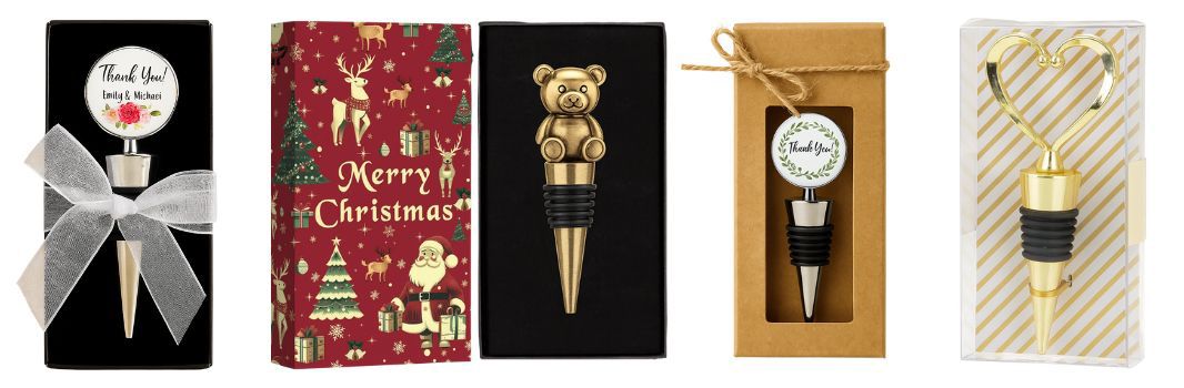 Wine stopper display.