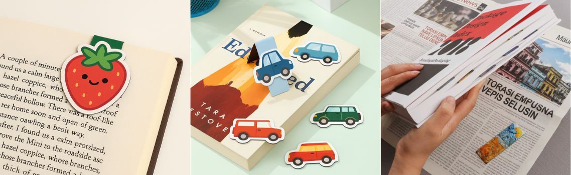 Benutzerdefinierte bedruckte magnetische Lesezeichen